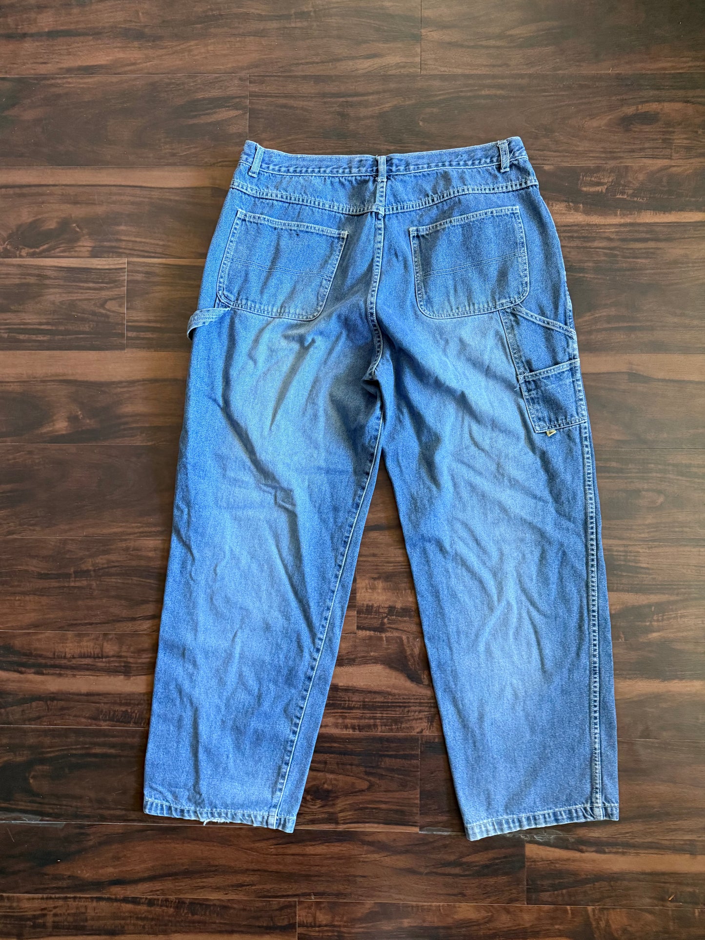 Vintage Y2K Plugg Carpenter Baggy Denim Jeans- 36x32