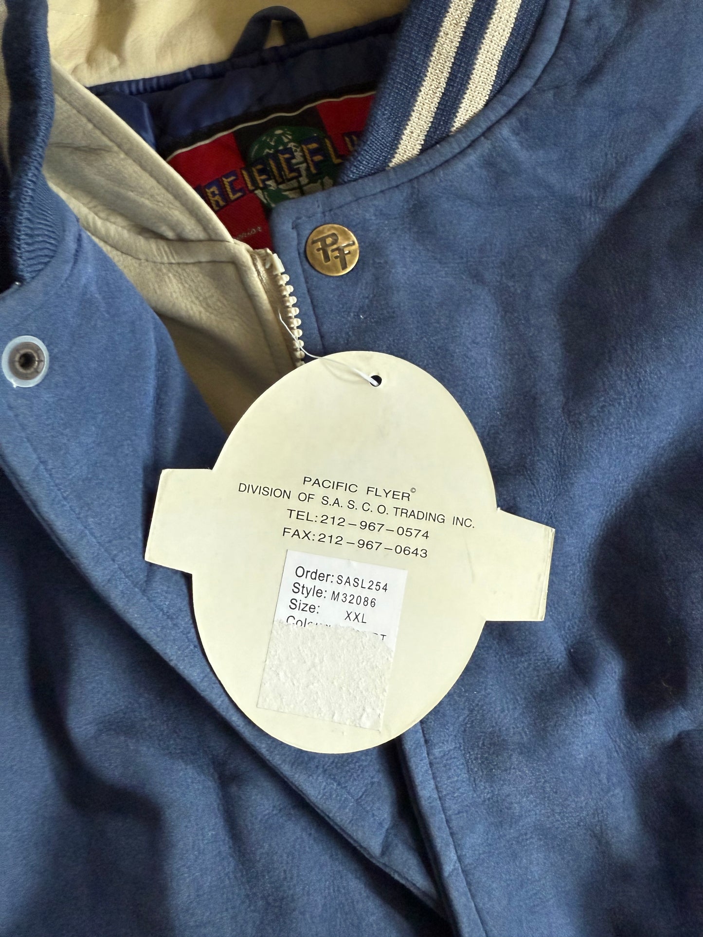 Vintage Pacific Flyer Air Force Bomber Jacket- XXL
