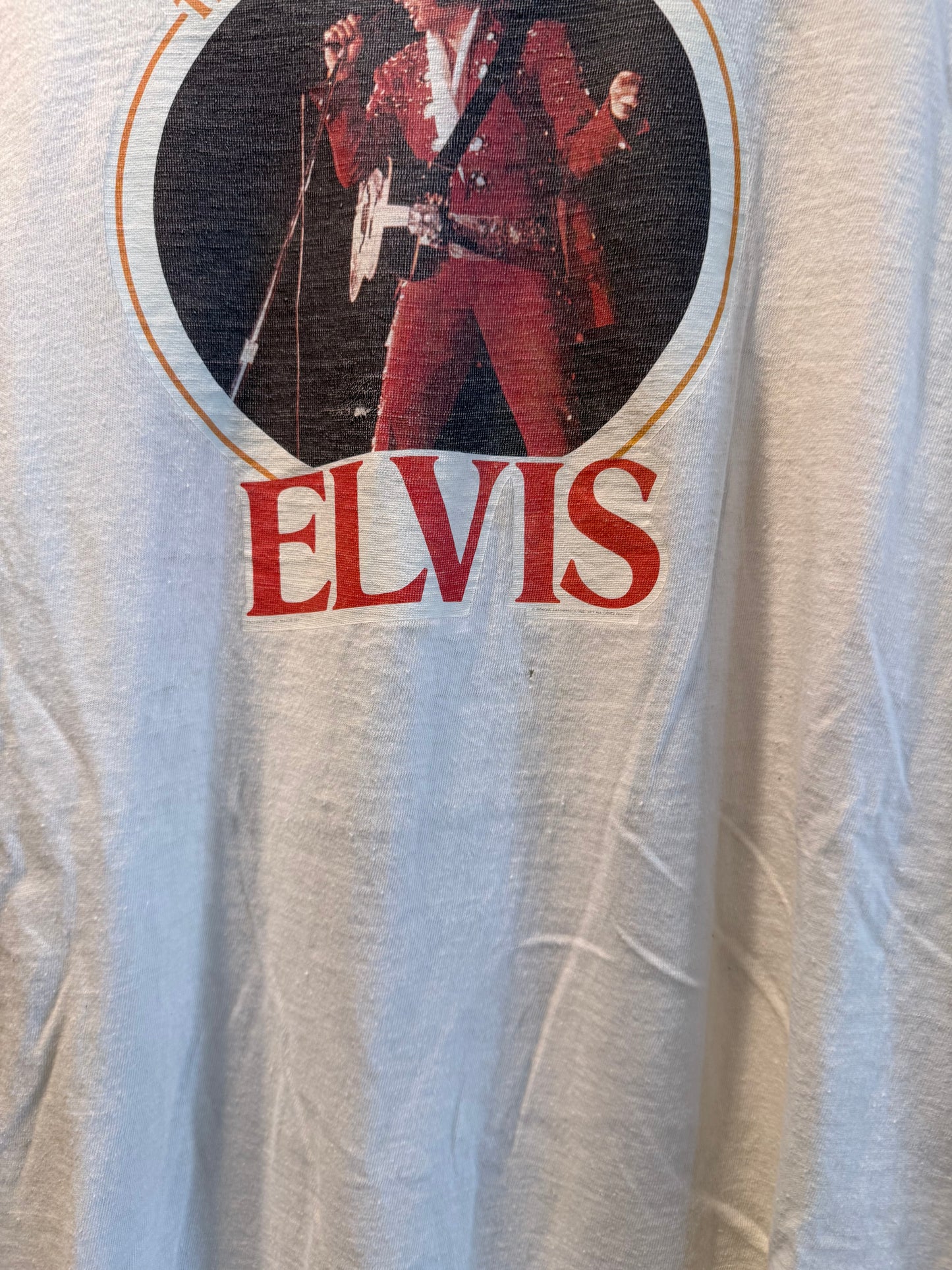Vintage 70s Elvis The King Forever T-Shirt- M