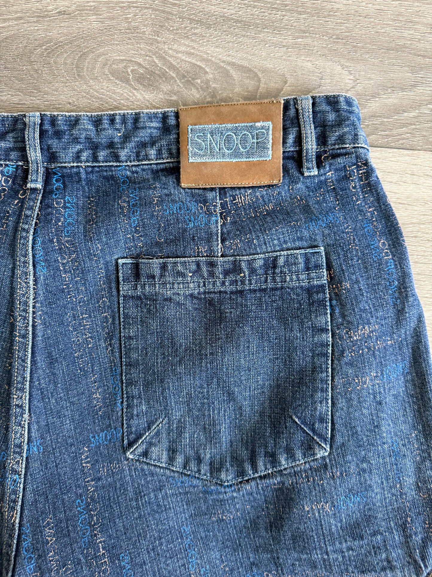 Vintage Snoop Dogg Brand Y2K Denim Jean Shorts- 38