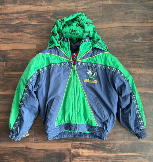 Vintage Pro Player Notre Dame Fighting Irish Puffer Jacket- XL