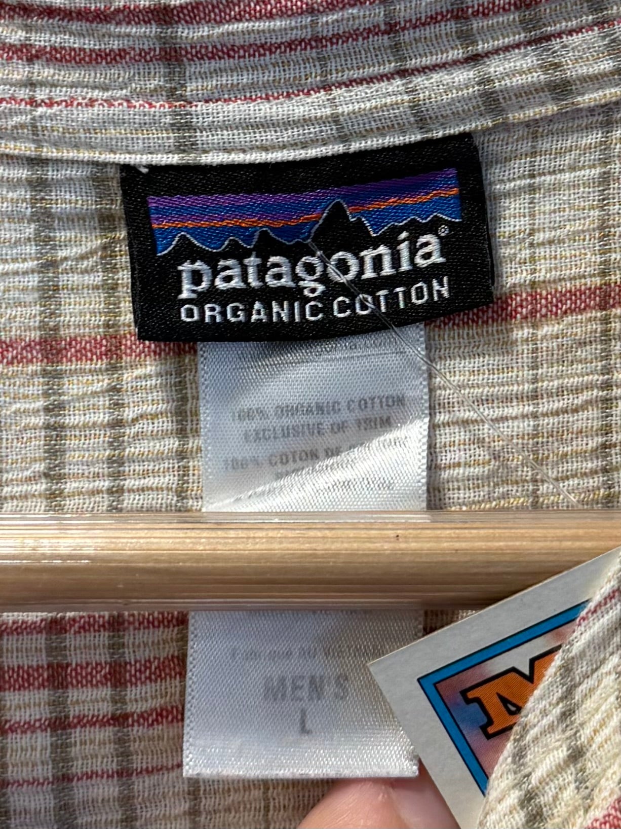 Vintage Patagonia Organic Cotton Checkered Button-Up Shirt- L
