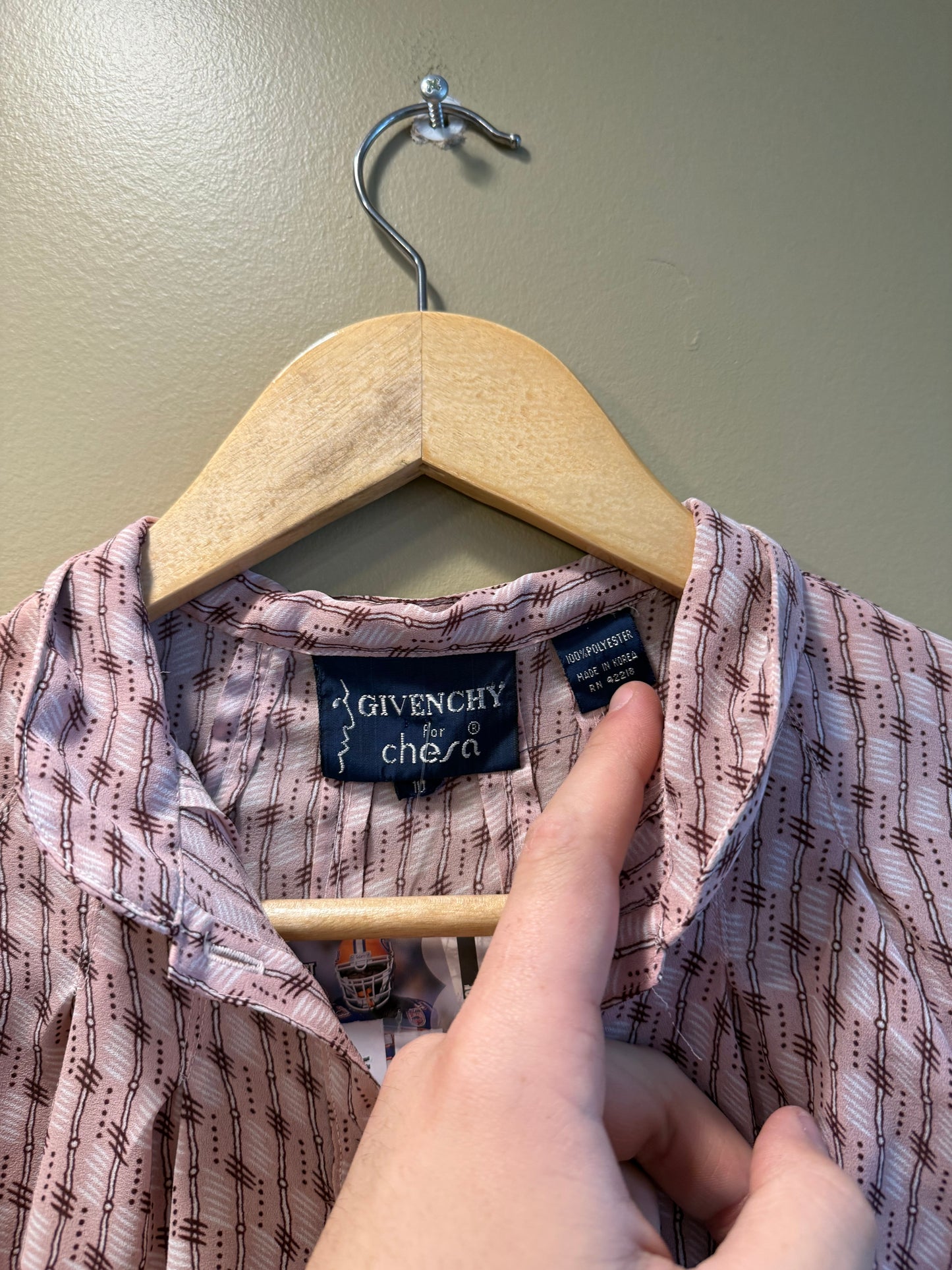 Vintage Givenchy For Chesa Button-Up Shirt- XL