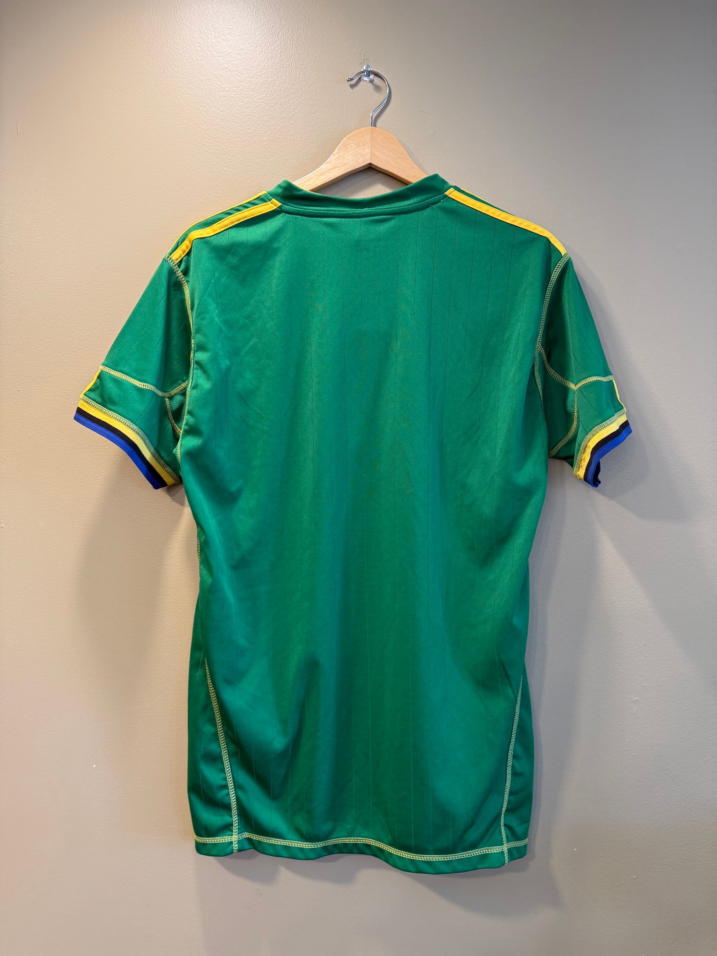 Vintage Adidas Tanzania National Team Green Soccer Jersey- M/L