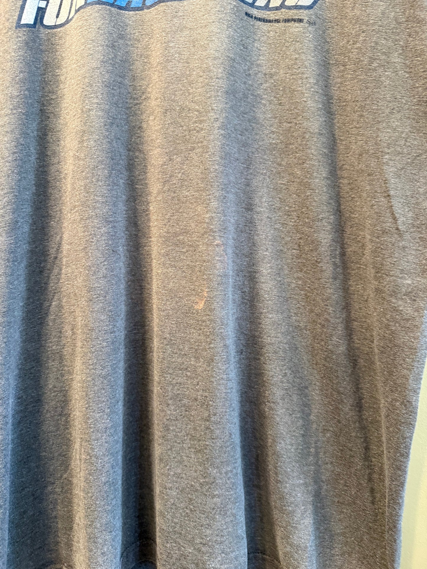 Vintage Fox Racing Gray Distressed T-Shirt- L