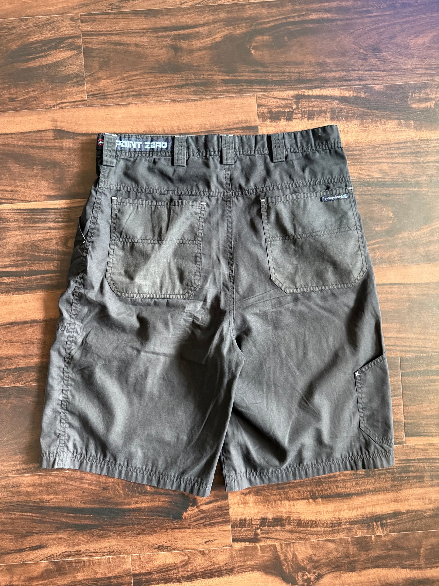 Vintage Point Zero Black Carpenter Surfwear Shorts- 32