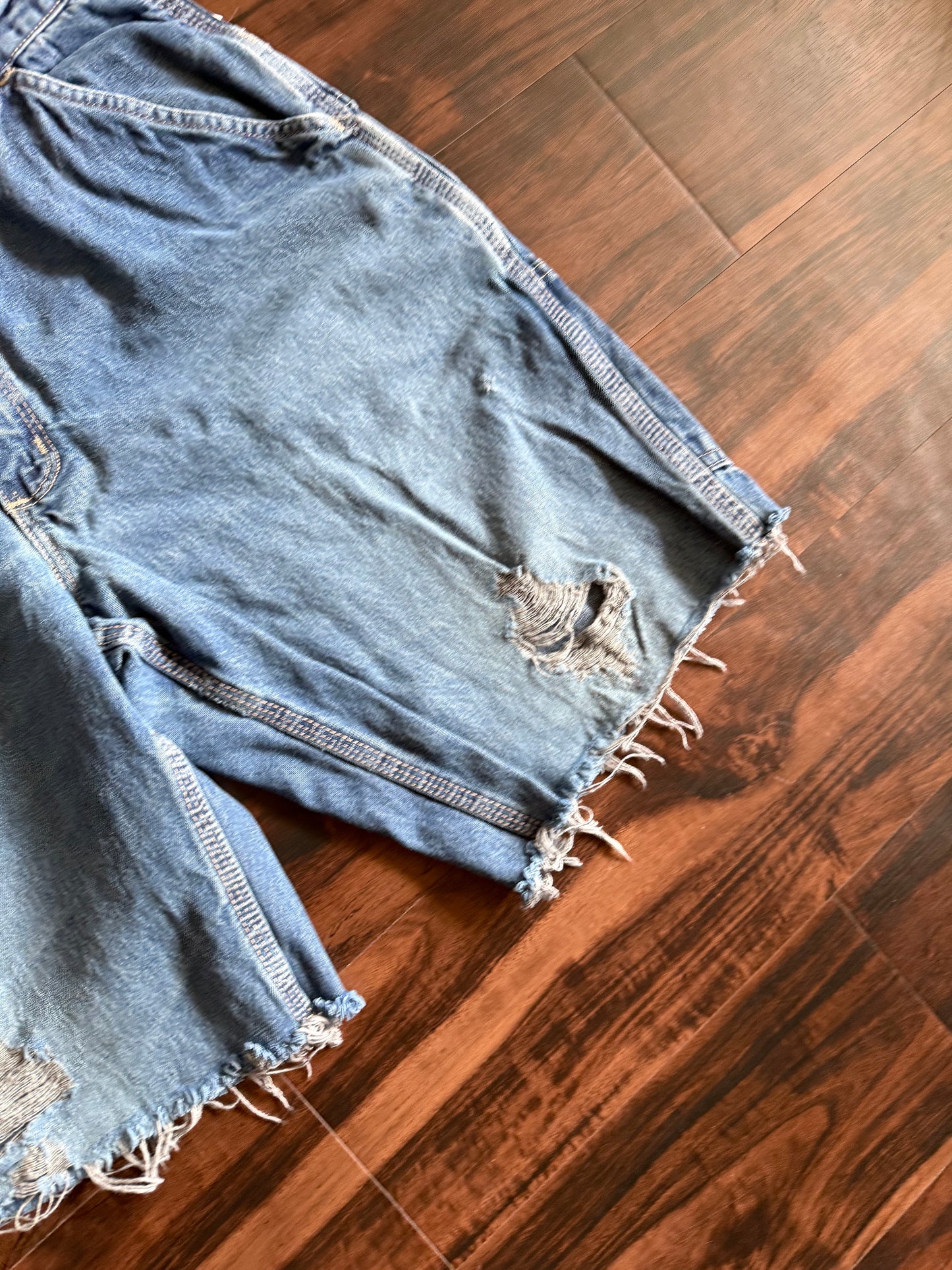 Vintage Carhartt Distressed Denim Jean Shorts- 33