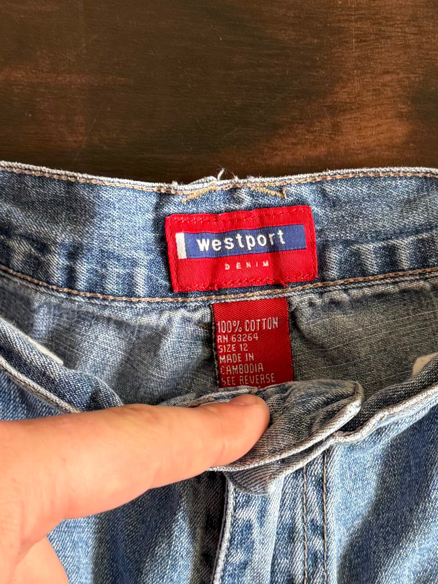 Vintage Westport Denim Jean Shorts- 31