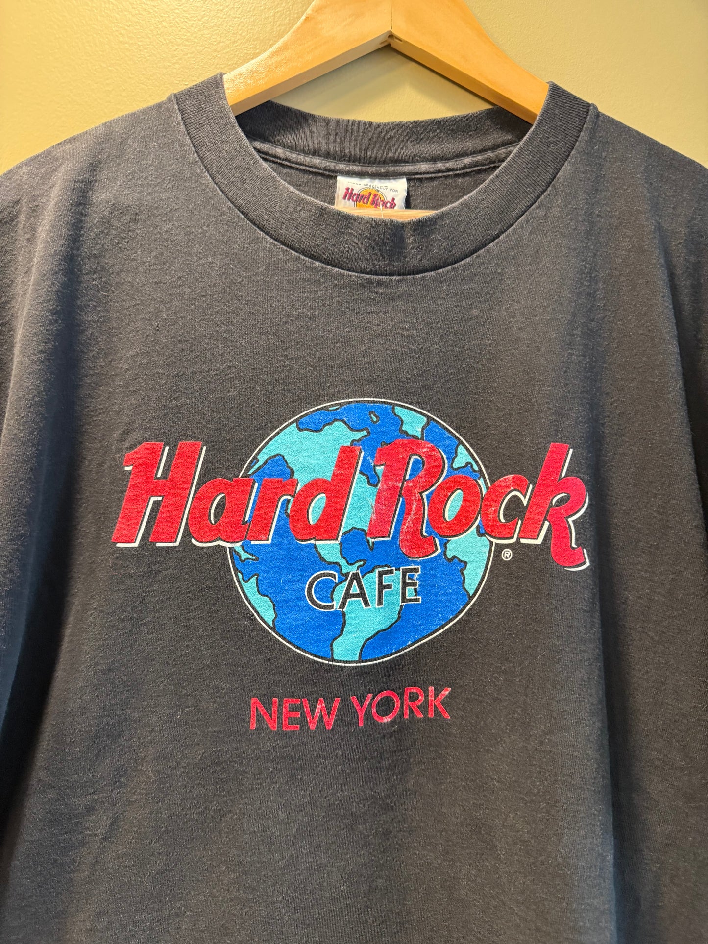 Vintage Hard Rock Cafe New York Globe T-Shirt- XL