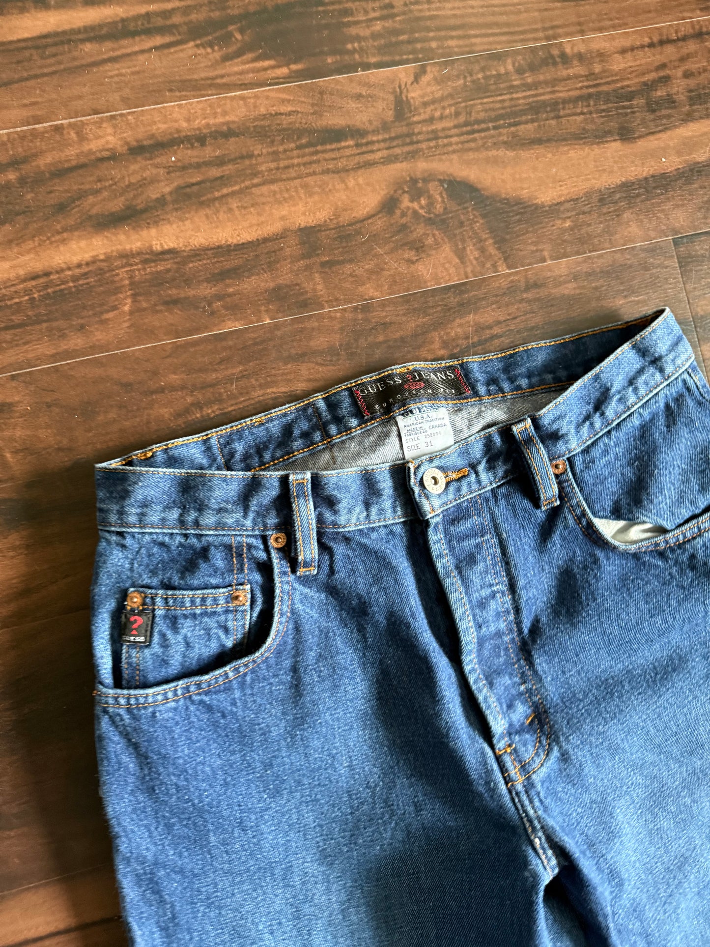 Vintage Guess European Fit Denim Jeans- 31x33