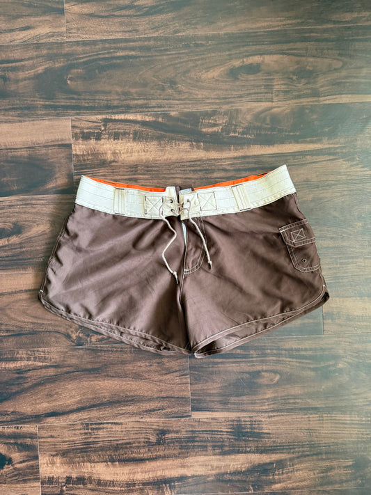 Vintage Y2K No Boundaries Women’s Swim Trunk Shorts- 34