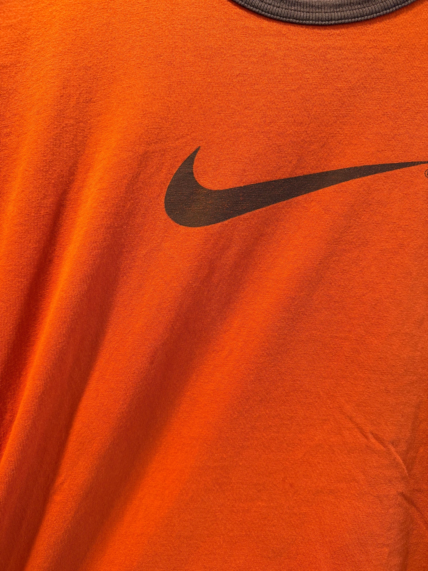 Vintage Nike Orange Ringer T-Shirt- L