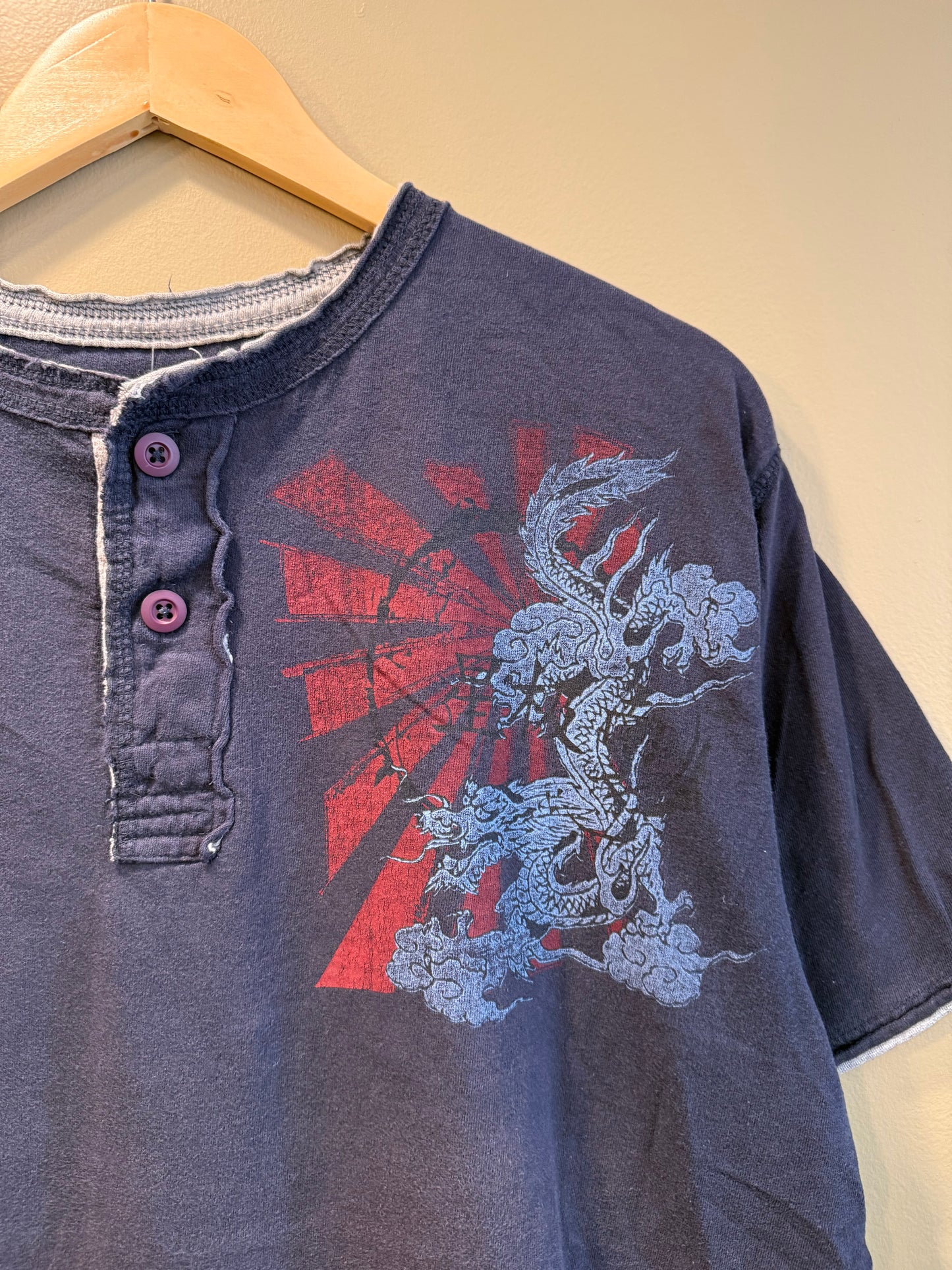 Vintage Route 66 Japanese Artwork T-Shirt- L