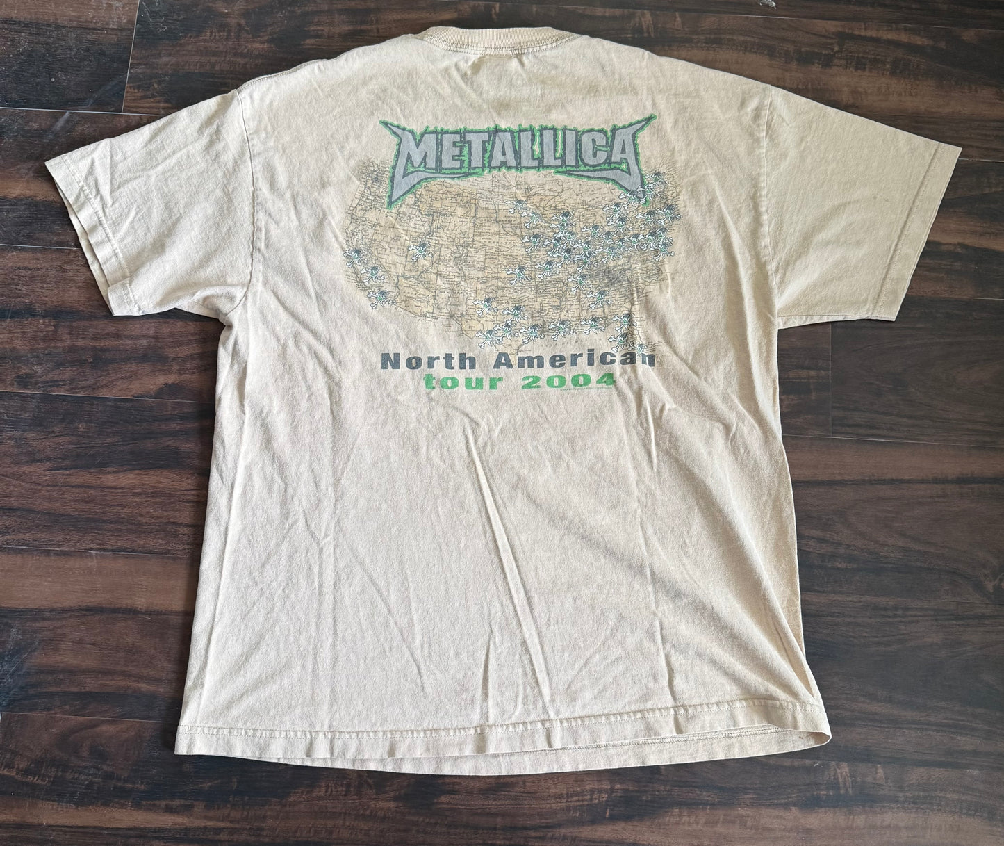 Vintage Metallica North American Tour 2004 T-Shirt- XL