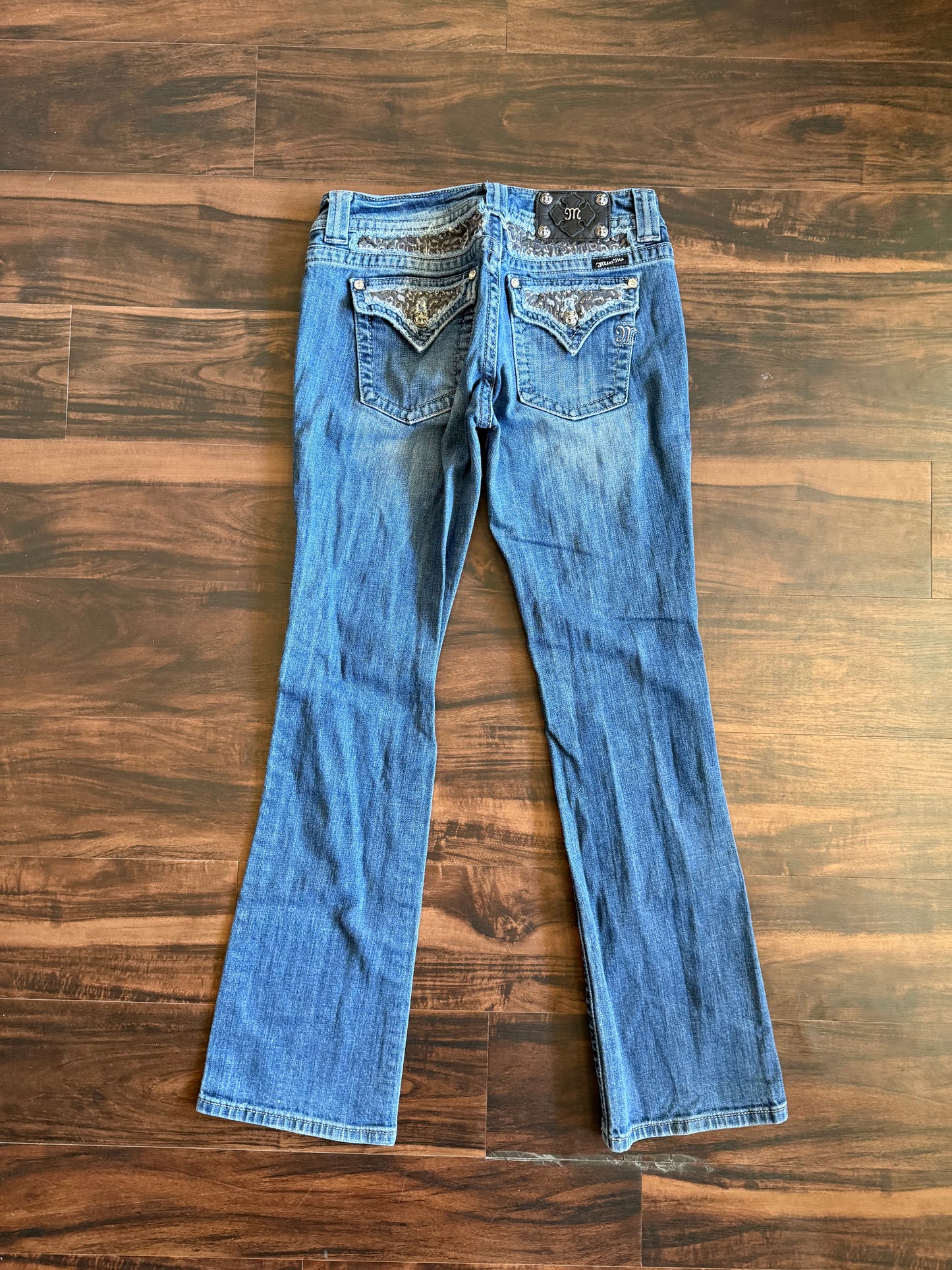 Vintage Y2K Miss Me Low Rise Flare Denim Jeans- 30x32