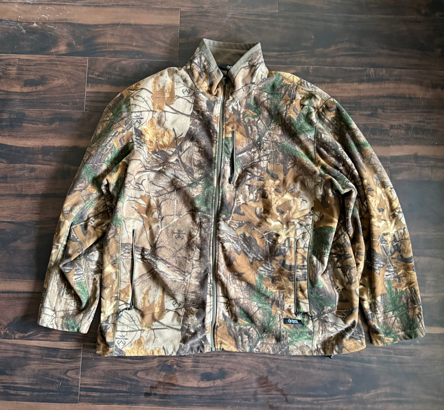 Vintage Guide Series Real Tree Camouflage Fleece Jacket- XXL