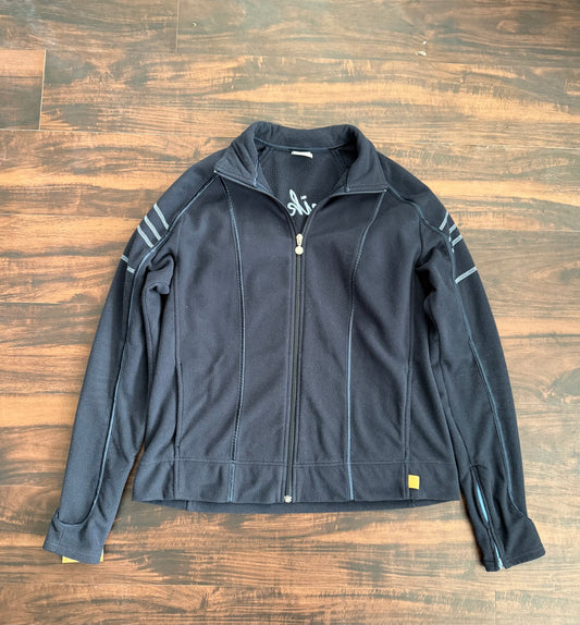 Vintage Nike Women’s Fleece Navy Blue Full Zip Jacket- XL