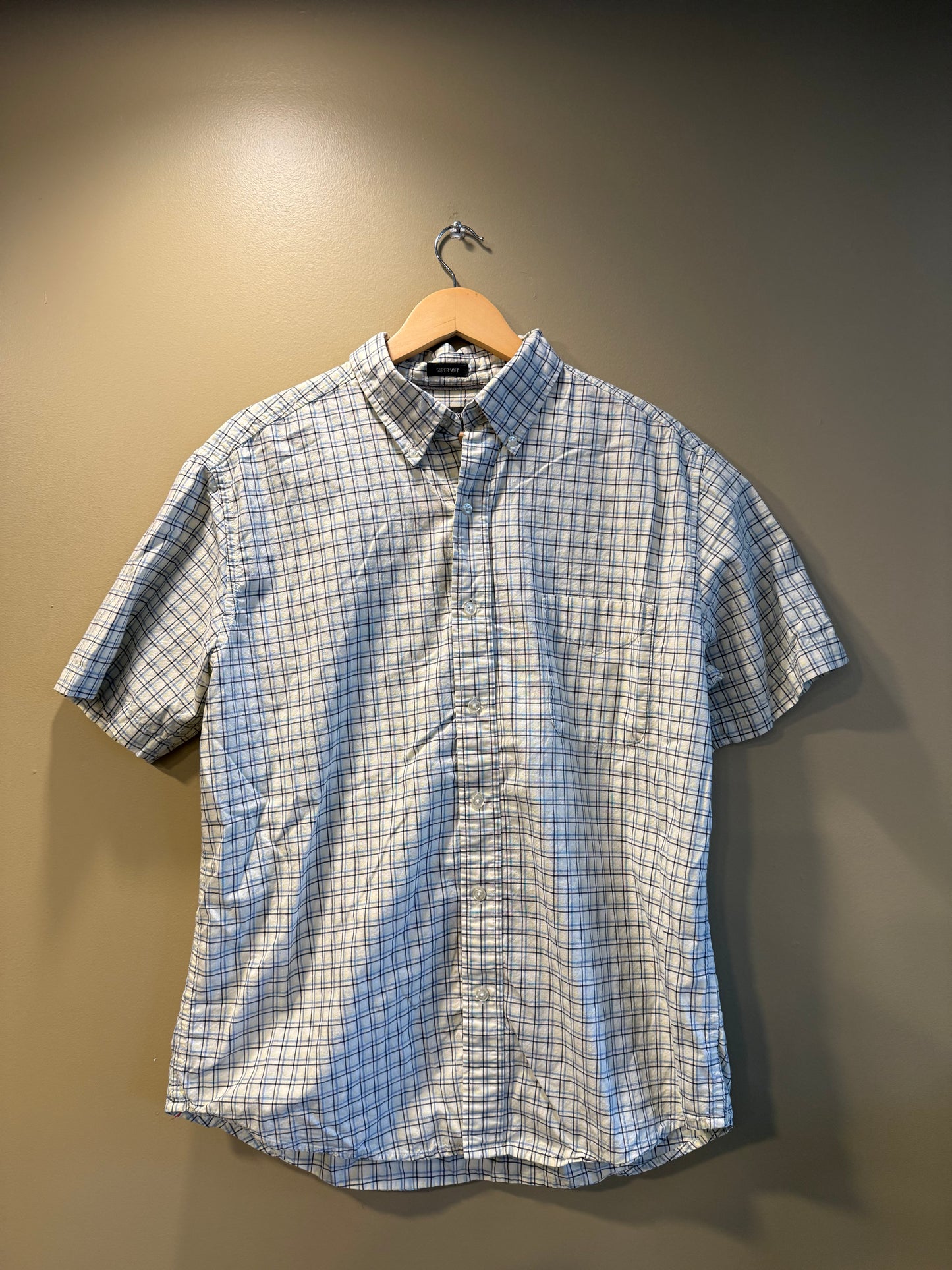 Vintage St. John’s Bay Checkered Button-Up Shirt- L