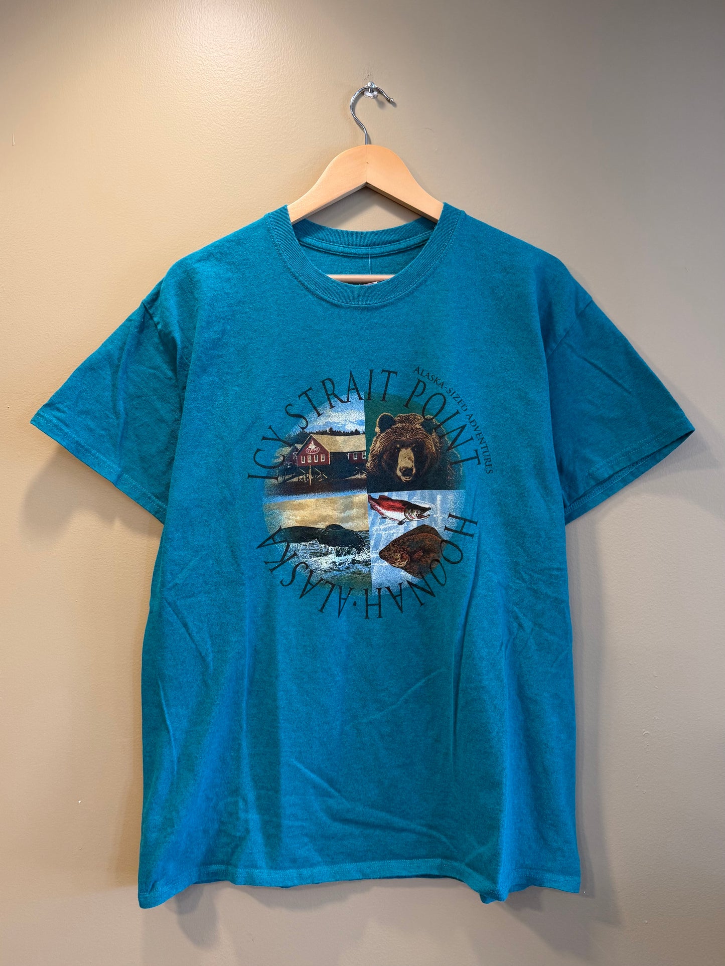 Vintage Icy Strait Point Alaska T-Shirt- M