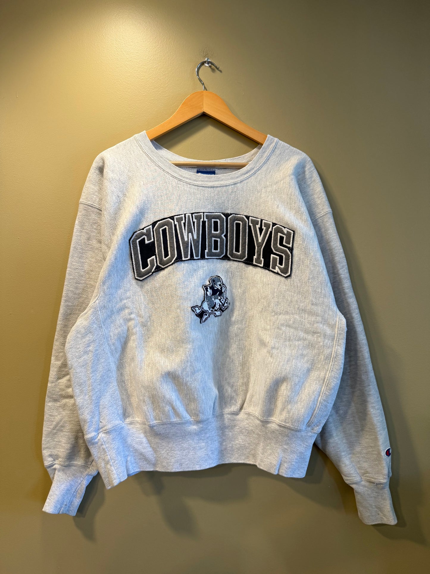 Vintage Dallas Cowboys Upcycled Champion Reverse Weave Crewneck Sweatshirt- XL