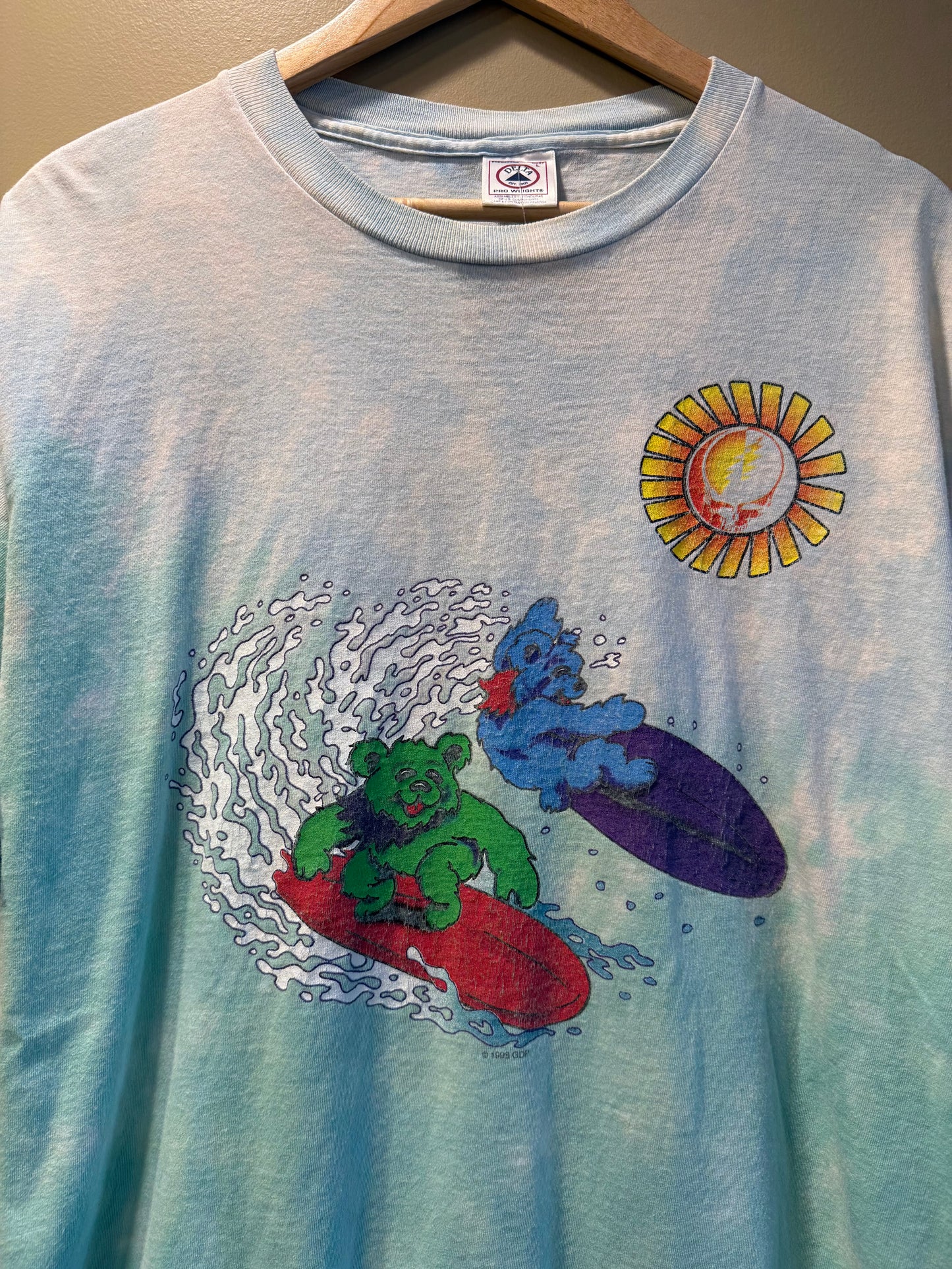 Vintage Grateful Dead Surfing Bears T-Shirt- L