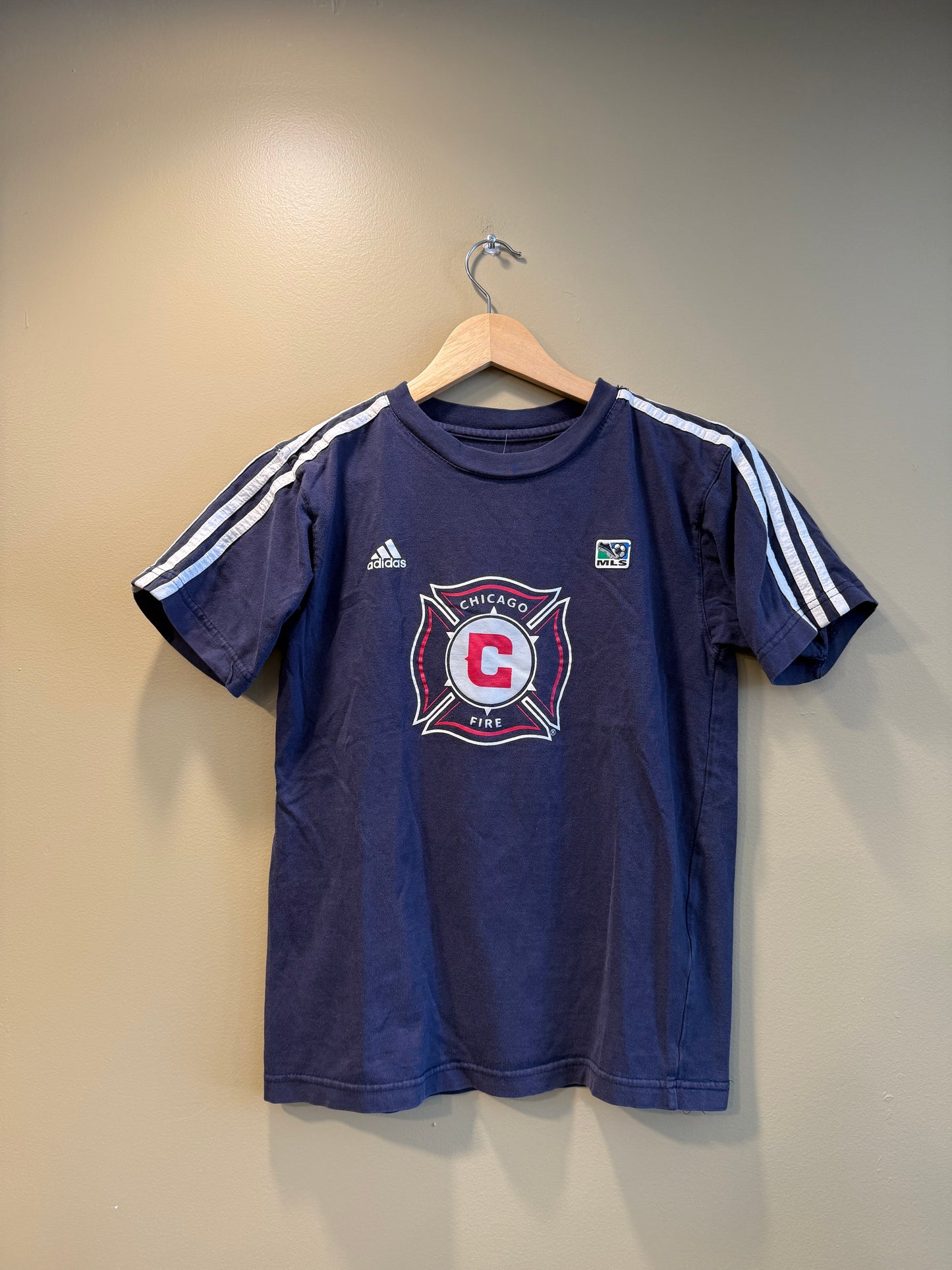 Vintage Adidas Chicago Fire MLS Baby Tee T-Shirt- S