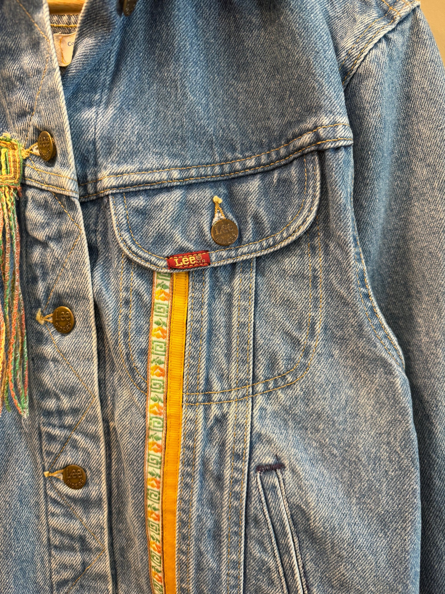 Vintage Mr. Lee Custom Canyon Creations Denim Jacket- S/M