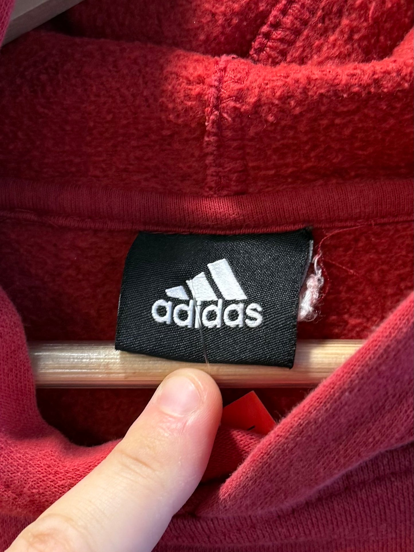 Vintage Cleveland Cavaliers Red Adidas Hoodie Sweatshirt- S