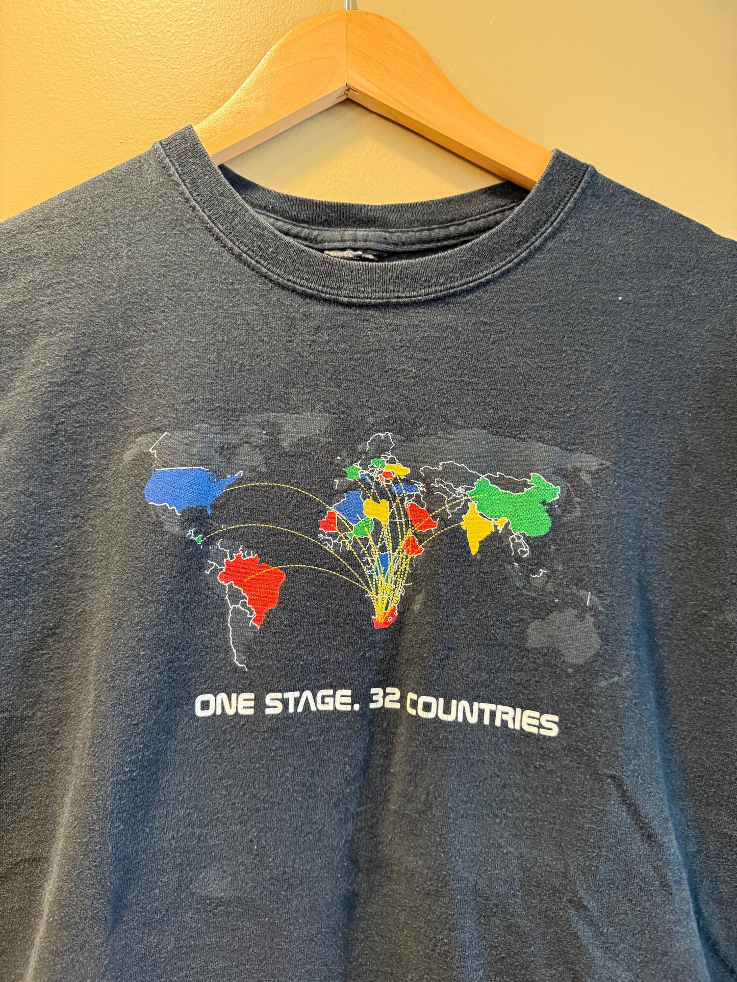 Vintage Adidas 2010 World Cup South Africa Globe T-Shirt- S