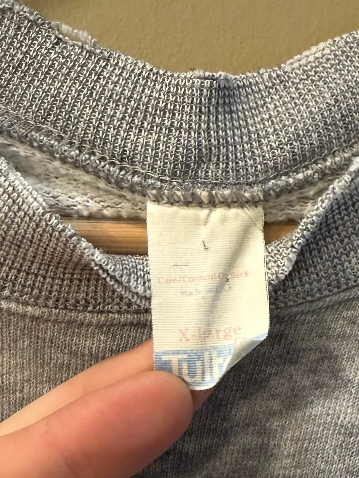 Vintage Harvard University Crimson Gray Crewneck Sweatshirt- L