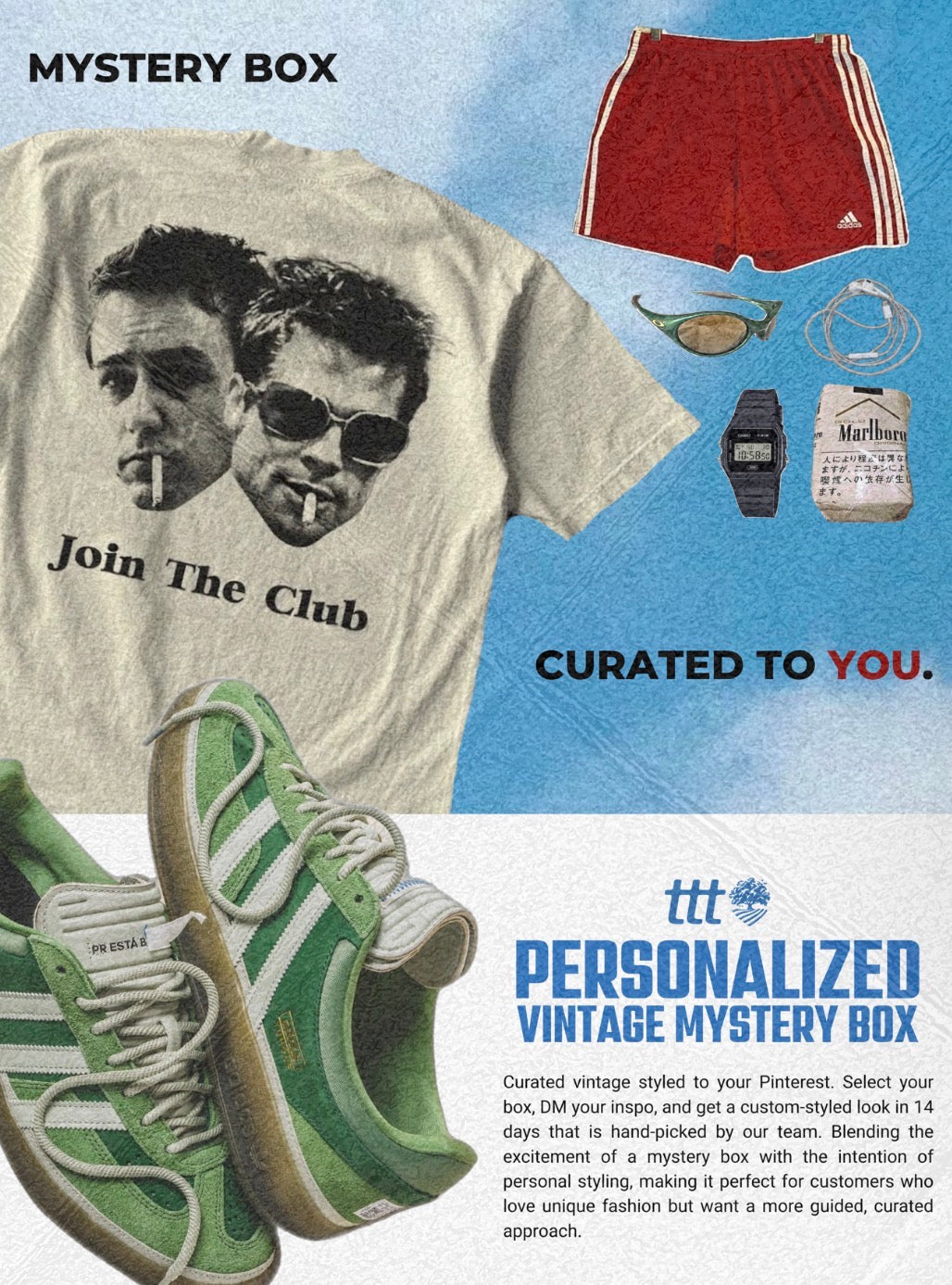 TTT Personalized Vintage Outfit Mystery Box