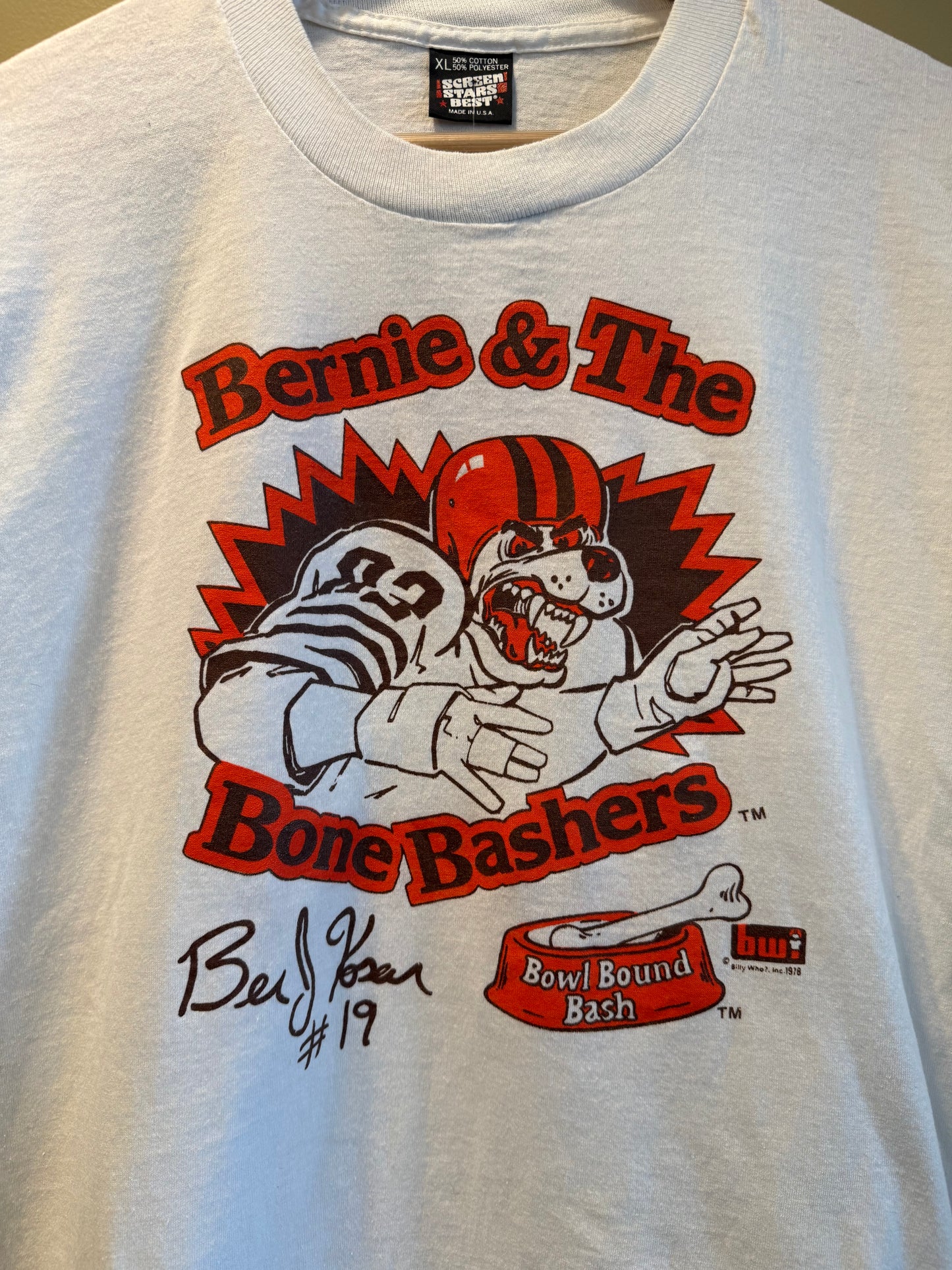 Vintage Cleveland Browns Bernie & The Bone Crushers Dawg Pound T-Shirt- L