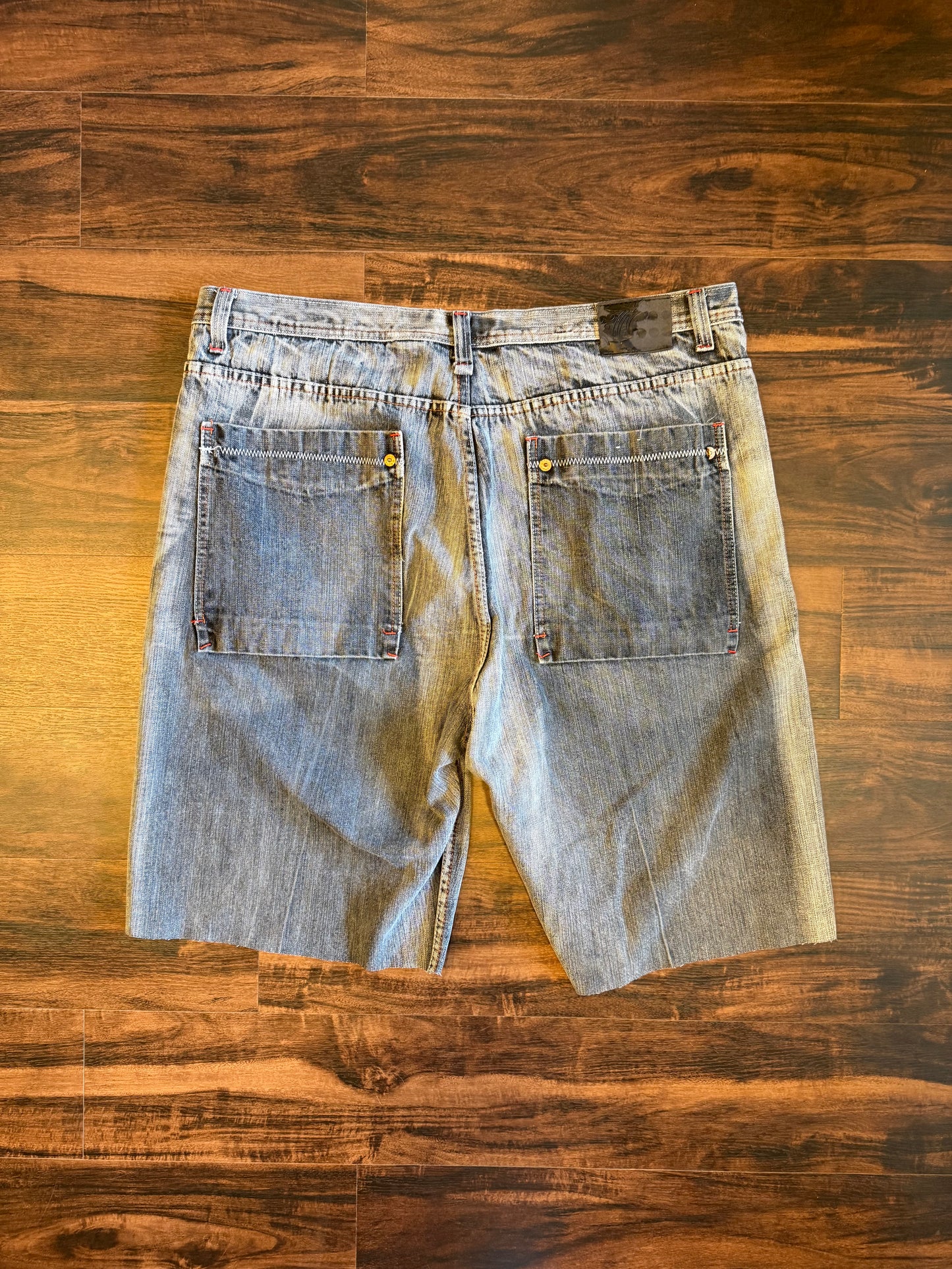 Vintage Royal Blue Jeans Baggy Streetwear Denim Jean Shorts- 42