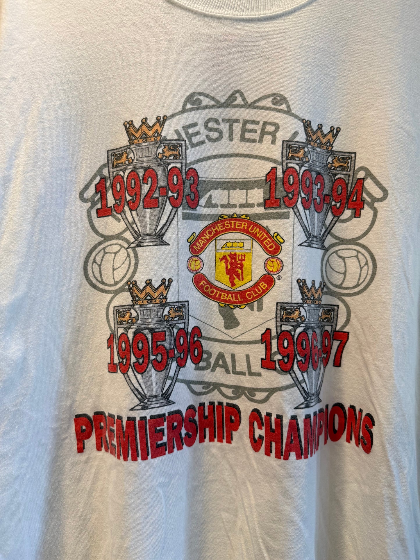 Vintage Manchester United Premier League Champions T-Shirt- L