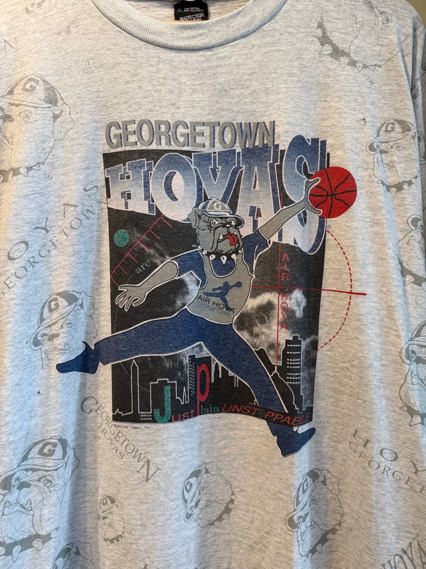 Vintage Georgetown Hoyas Air Hoya Jordan T-Shirt- XL