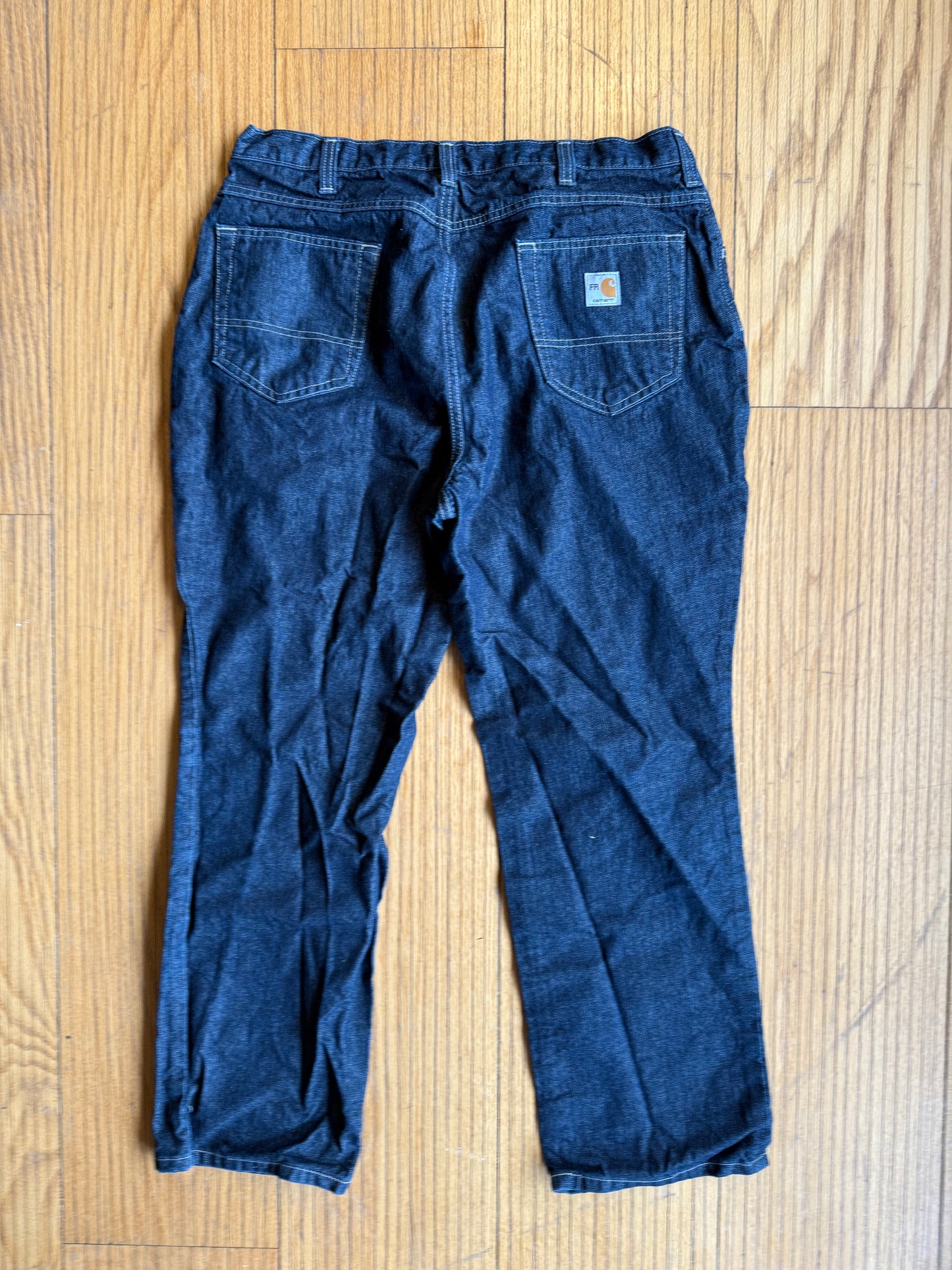 Vintage Carhartt Dark Wash Fire Resistant Denim Jeans- 34x30