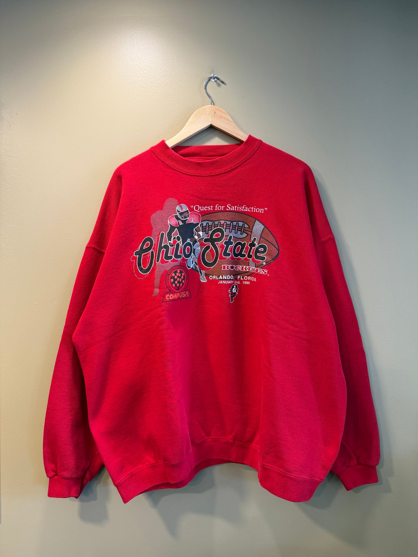 Vintage Ohio State Buckeyes Citrus Bowl Red Crewneck Sweatshirt- XL/XXL