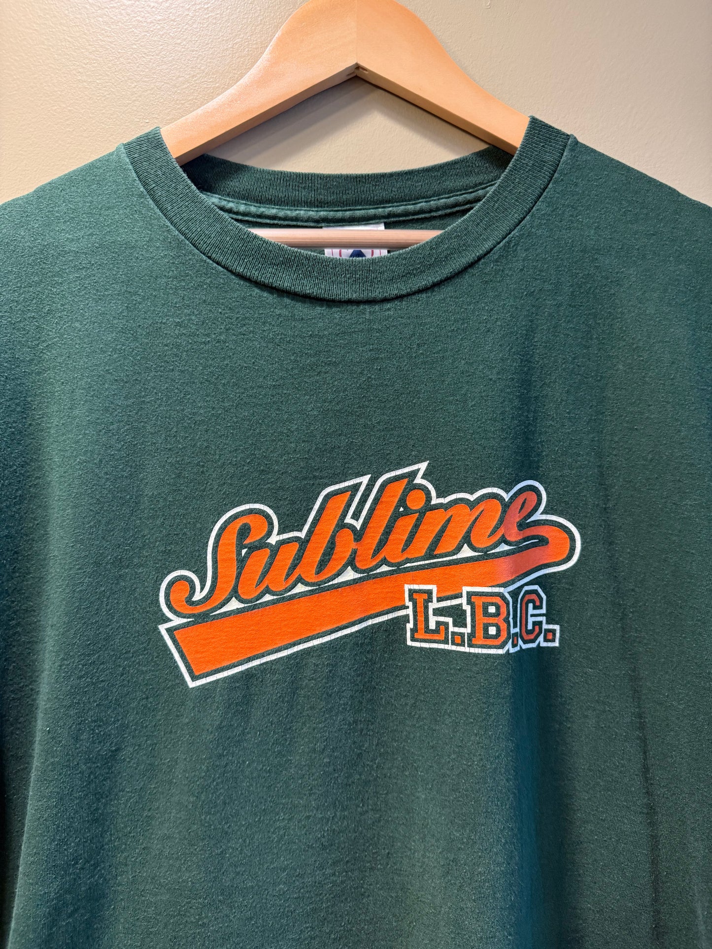 Vintage Y2K Sublime L.B.C. Band T-Shirt- L