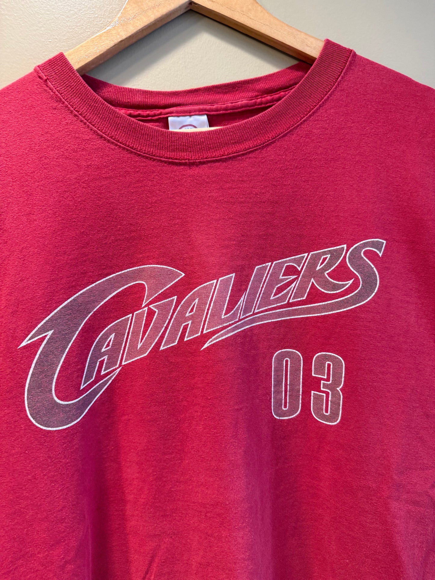 Vintage Cleveland Cavaliers 03 Red T-Shirt- XL