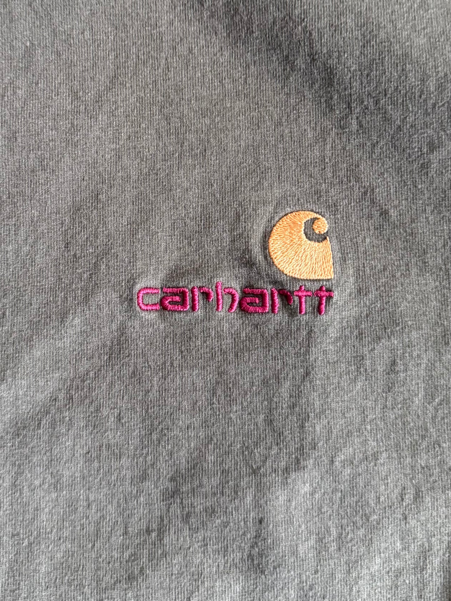 Carhartt Work In Progress Green Logo T-Shirt- L