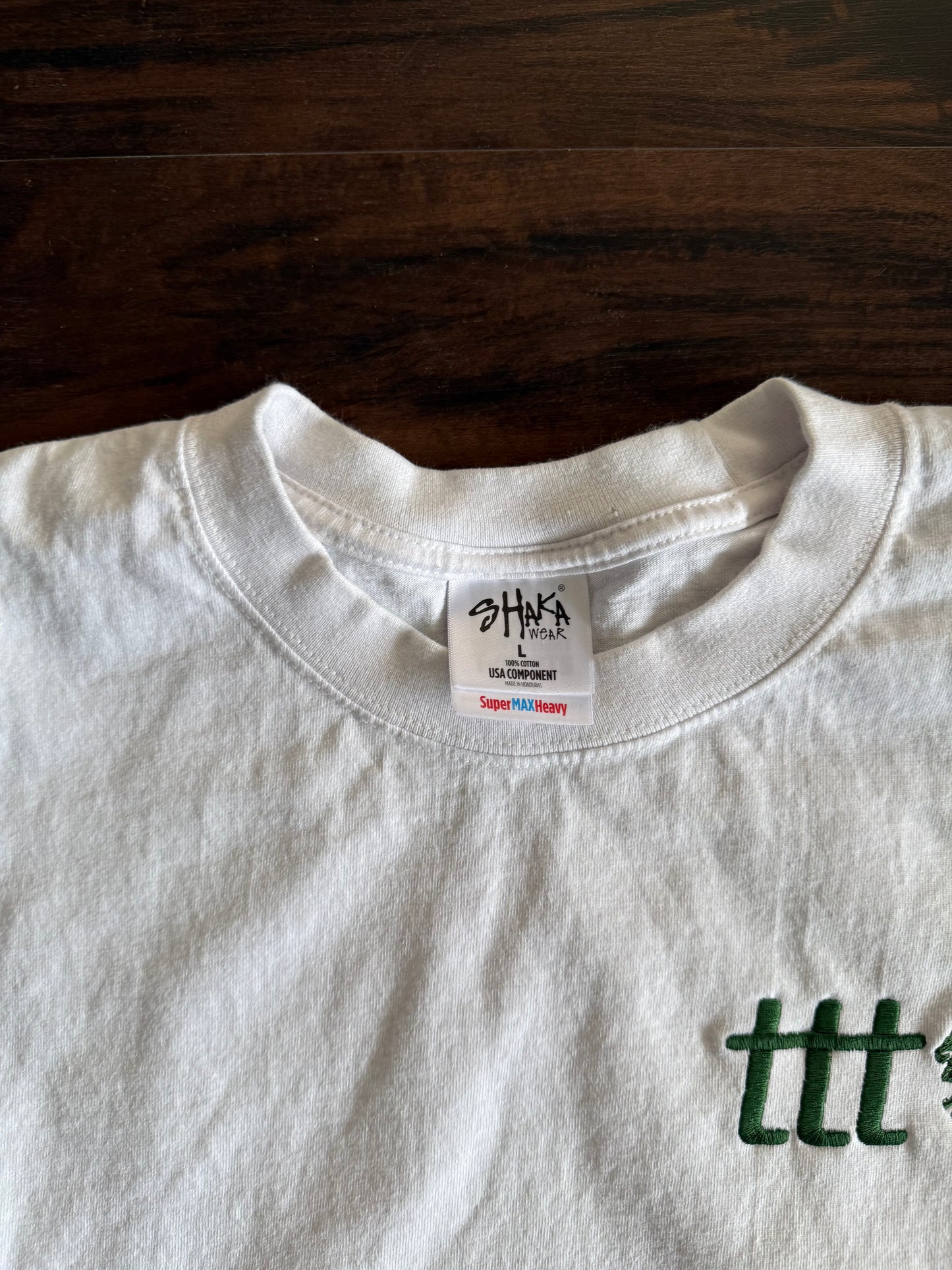The Thrifting Tree White T-Shirt- L