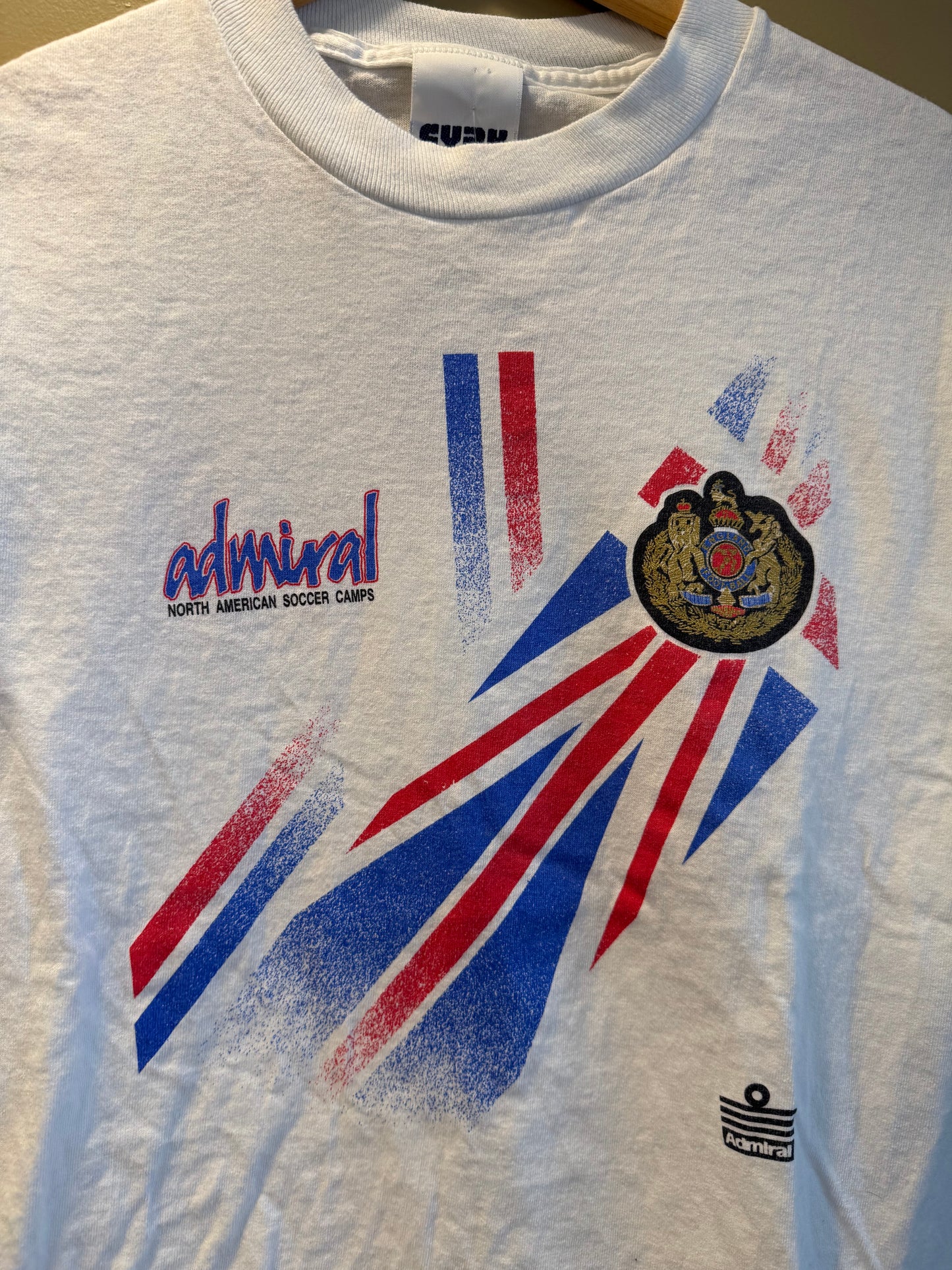 Vintage England National Team North American Soccer Camps T-Shirt- S