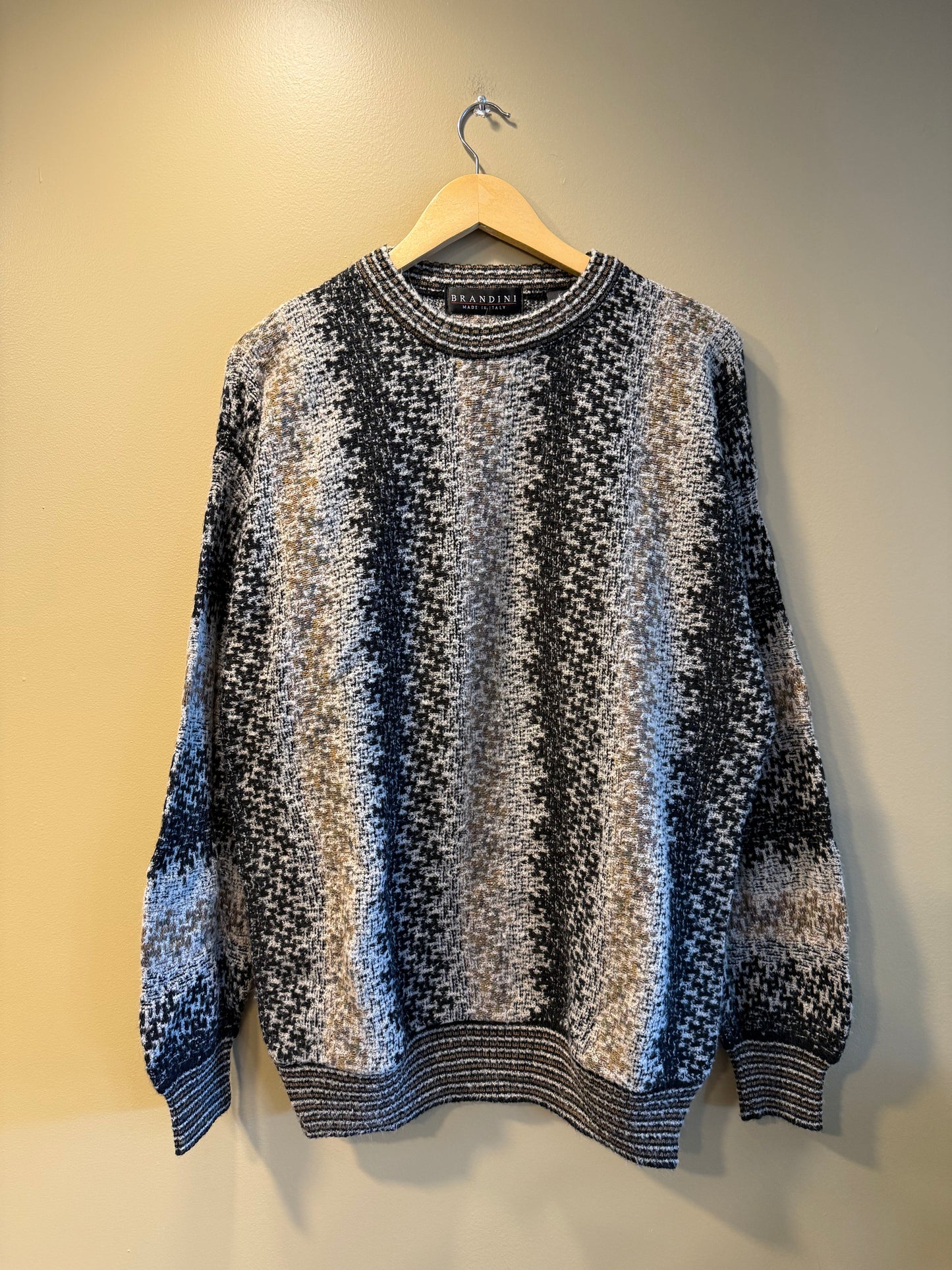 Vintage Brandini Made In Italy Wool Blend Sweater- XL