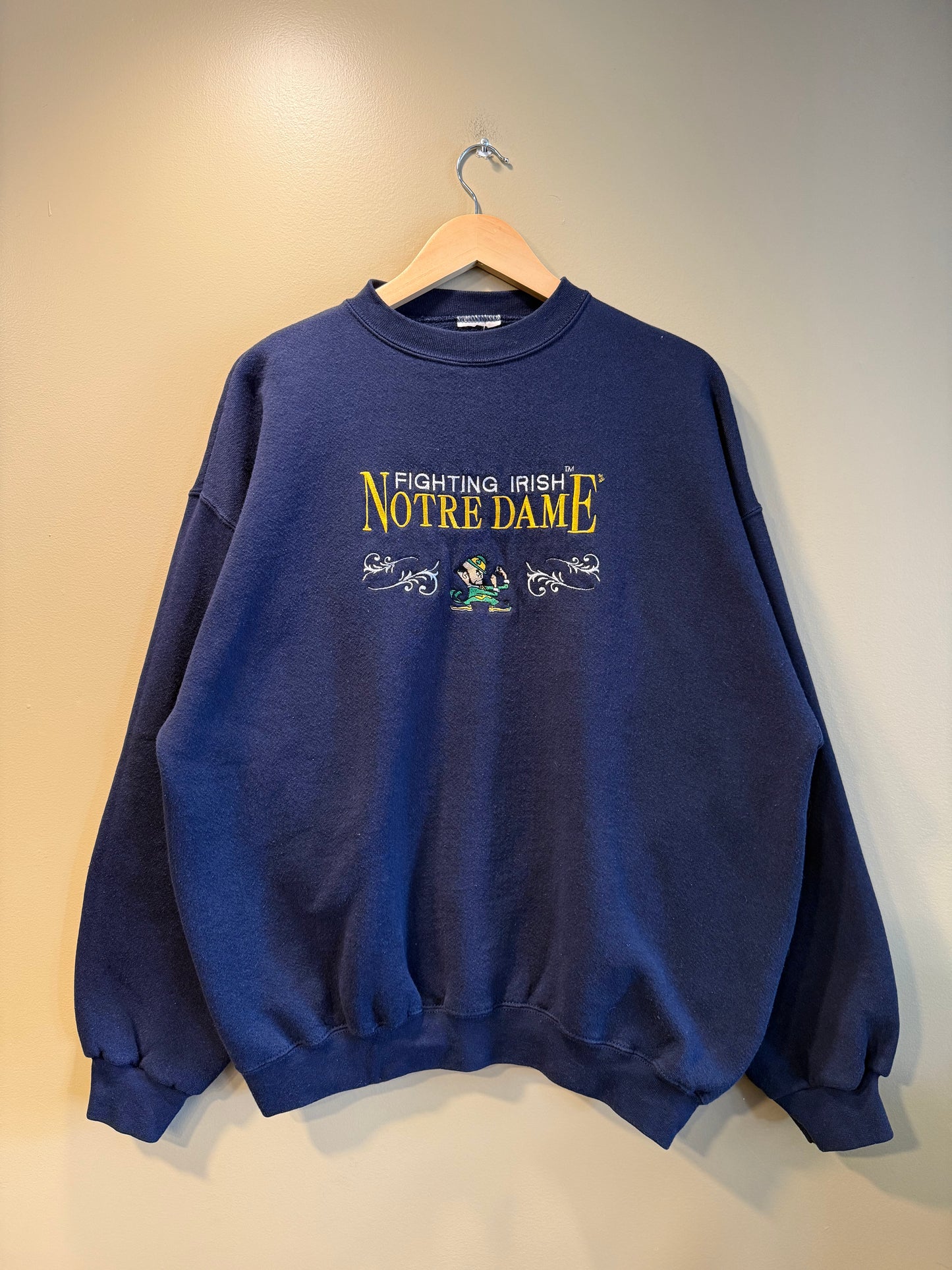 Vintage University of Notre Dame Fighting Irish Sweatshirt- XXL