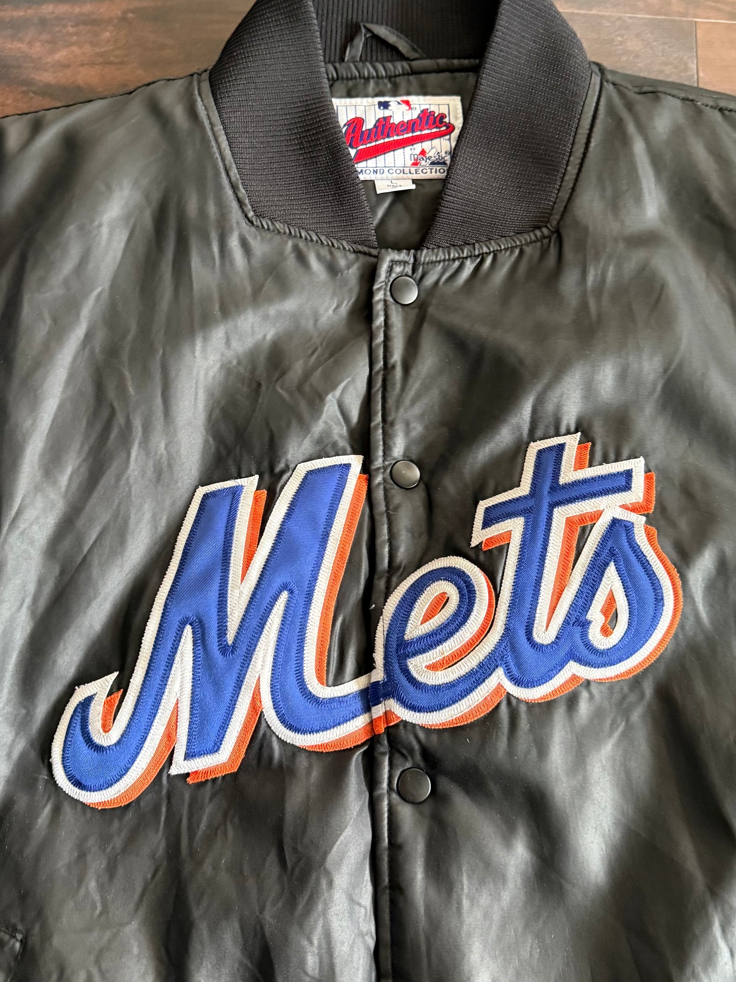 Vintage Majestic Diamond Collection MLB New York Mets Jacket- L