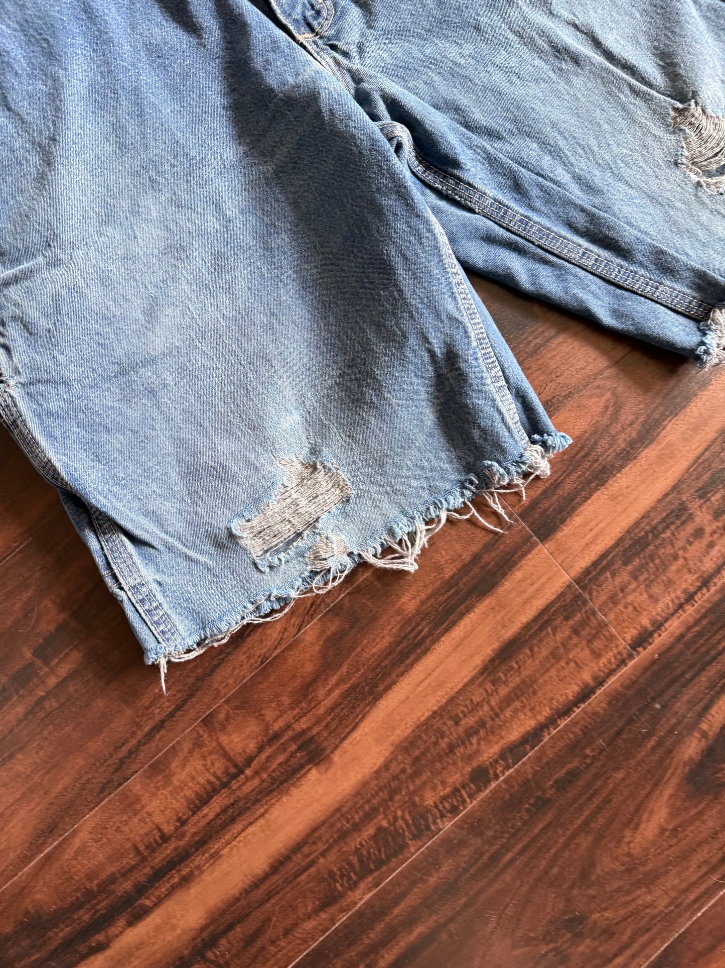 Vintage Carhartt Distressed Denim Jean Shorts- 33