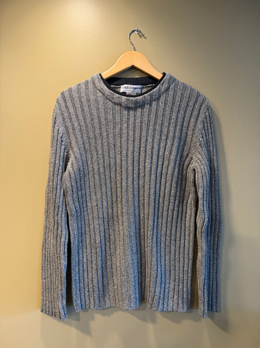 Vintage Dolce & Gabbana Ribbed Knit Sweater- L