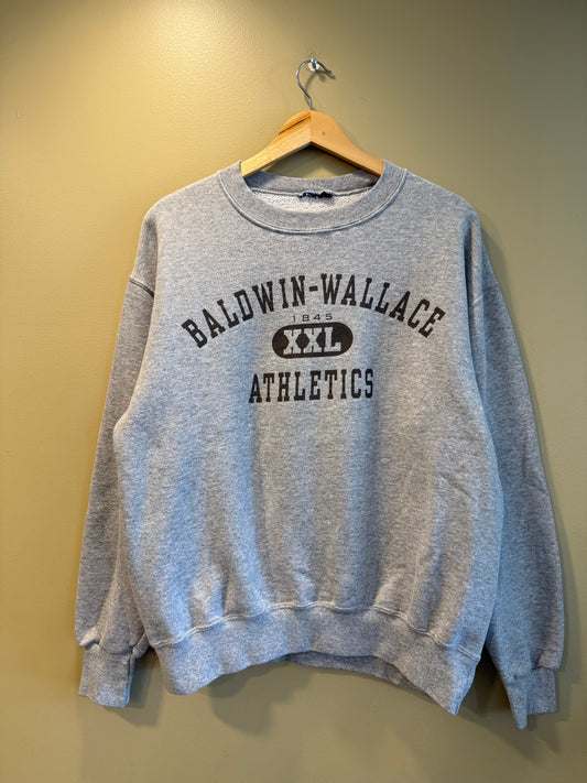 Baldwin Wallace University Gray Crewneck Sweatshirt- L