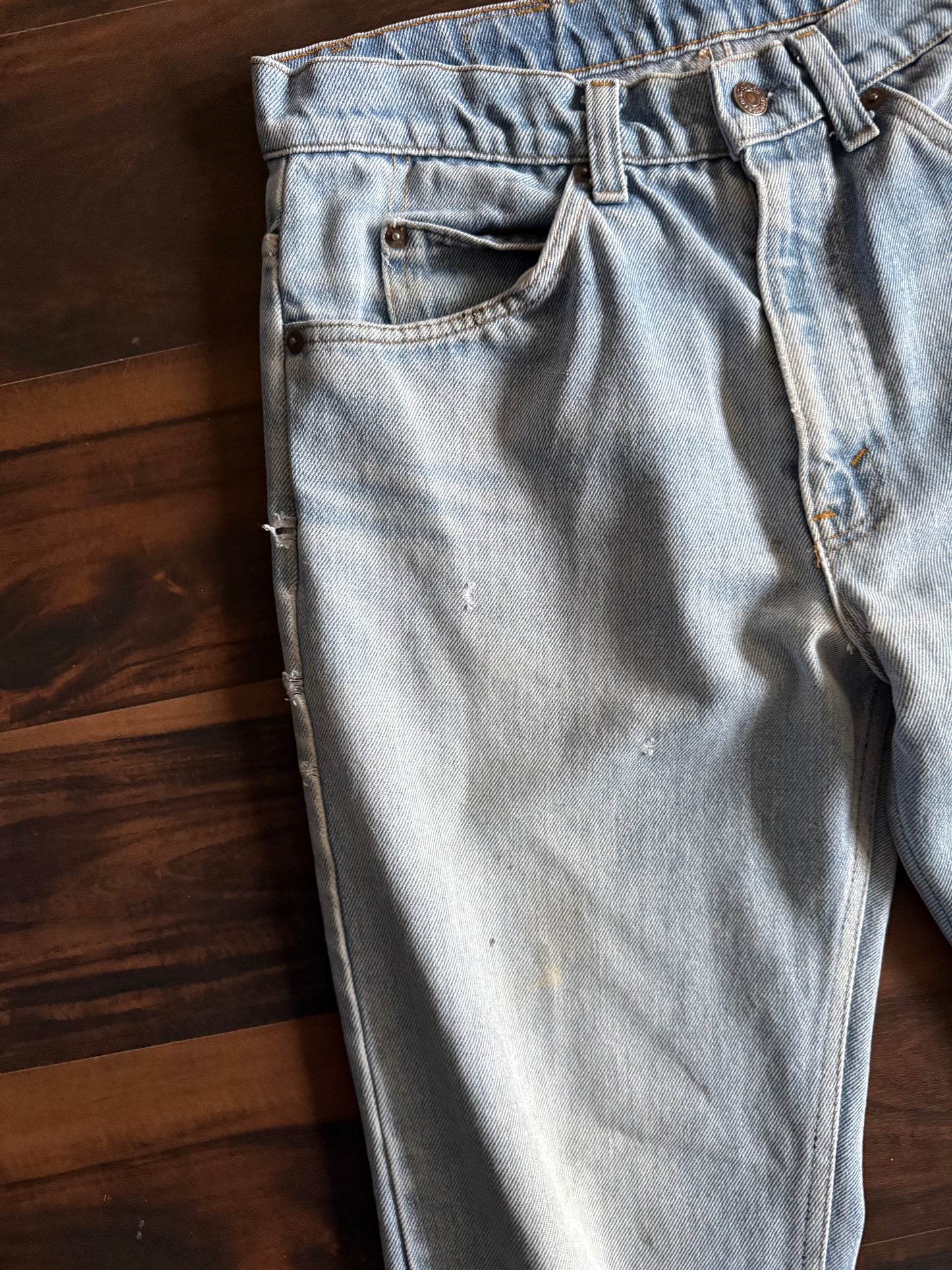 Vintage Levi’s Orange Tab Light Wash Denim Jeans- 31x31