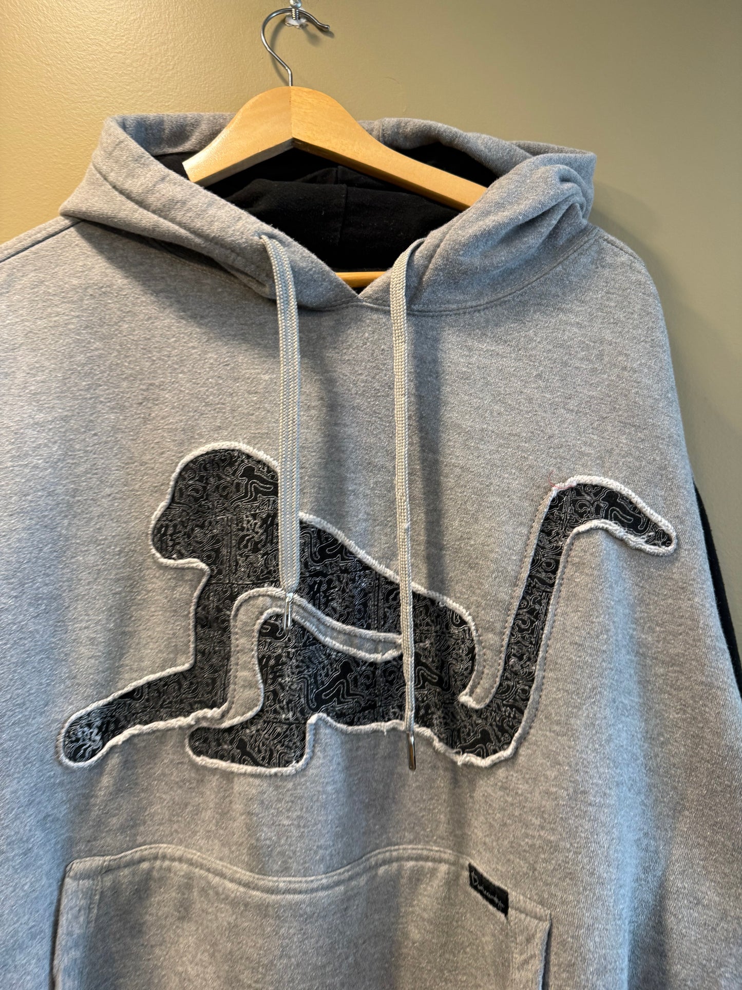 Vintage Y2K Drunk Munkey Hoodie Sweatshirt- XL